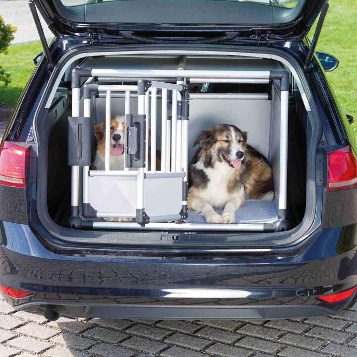 TRIXIE Doppel-Transportbox für Hunde